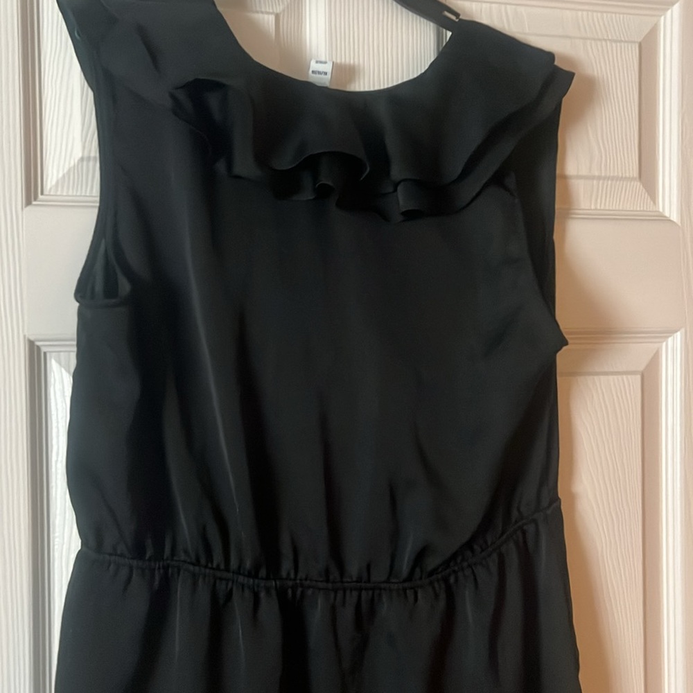 Old Navy Sleeveless Black Ruffle Dress with Pockets Size XL - Picture 5 of 8